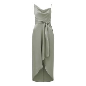 Forever New Savannah Cowl Satin Midi Dress
